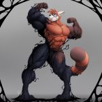  anthro bdsm bondage bound corruption flexing goo_(disambiguation) growth huge_biceps huge_muscles huge_pecs mammal marvel muscle_growth muscular ponyanony red_panda scared struggling symbiote tentacles transformation venom_(spider-man) web 