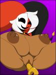  alternate_species areola big_breasts breasts clothed clothing dark_skin exposed_breasts female hair honwell huge_breasts human humanized hyper hyper_breasts improvised_dildo improvised_sex_toy jester key mammal mario_bros mask masturbation nintendo nipples penetration phanto pussy signature simple_background smile solo spread_legs spreading video_games white_hair wide_hips 