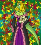  anthro avencri breasts cela cleavage clothed clothing crocodile crocodilian female fully_clothed reptile scalie tagme 