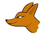  animated black_outline blinking blue_eyes canine crestfallen_warrior digital_media_(artwork) female fox headshot mammal 