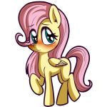  2018 alpha_channel anibaruthecat blush equine feathered_wings feathers female feral fluttershy_(mlp) friendship_is_magic hair mammal my_little_pony pegasus simple_background smile solo transparent_background wings young 