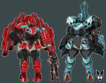  alien armor big_breasts breasts bungie cabal_(destiny) christomwow clothed clothing destiny_(video_game) female group helmet human humanoid larger_female male mammal not_furry simple_background size_difference standing thick_thighs video_games weapon wide_hips 