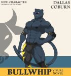  anthro better_version_at_source bulge clothed clothing dallas feline kartos legwear looking_at_viewer male mammal muscular muscular_male panther pecs solo tights topless wrestling 