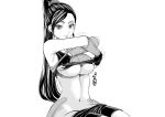  1girl breasts dragon_quest large_breasts long_hair martina_(dq11) navel ponytail tagme underboob 
