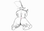  2018 animated anthro big_breasts big_butt breasts butt delphox digital_media_(artwork) female huge_butt looking_at_viewer looking_back nintendo pok&eacute;mon pok&eacute;mon_(species) pussy sligarthetiger solo thick_thighs video_games 