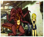  2011 anthro anthrofied arthropod breasts capcom female insect ivanks monster nipples non-mammal_breasts not_furry nude pussy reaper_(disambiguation) resident_evil video_games 