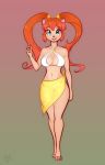  anthro bikini blue_eyes cat clothing disney feline female goof_troop hair looking_at_viewer mammal pigtails pistol_pete red_hair scorpdk smile swimsuit 