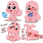  2018 anais_watterson anal anal_penetration anthro blush butt cartoon_network clitoris cub digital_media_(artwork) disembodied_hand disembodied_penis double_penetration duo fellatio female fur group hi_res incest lagomorph male male/female mammal nipples nude open_mouth oral penetration penis pink_fur polygon5 pussy pussy_juice rabbit sex simple_background smile solo spreading teeth text the_amazing_world_of_gumball vaginal vaginal_penetration white_background young 