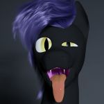  2018 digital_media_(artwork) equine fan_character foxidro hair hi_res horse looking_at_viewer male mammal mouth_shot my_little_pony pony simple_background tongue uvula 