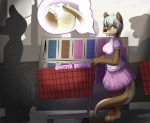  breasts clothed clothing diaper embarrassed feces female fully_clothed grocery_store looking_at_viewer mammal messy_diaper mustelid netto_(uk-brony) operationfluff otter public scat shirt shopping_cart skirt solo_focus urine watersports wet_diaper wetting whiskers 
