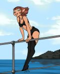  animal_humanoid anthro bra captain_amelia cat_humanoid clothing disney feline female humanoid jabberwockychamber mammal outside panties treasure_planet underwear 