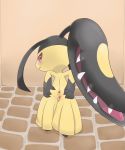  :3 anus black_hair blush butt clitoris female full_body hair hi_res humanoid looking_at_viewer looking_back mawile nintendo nude pok&eacute;mon pok&eacute;mon_(species) presenting pussy rear_view red_eyes sake_(pixiv) smile solo spread_anus spread_butt spread_pussy spreading standing teeth tongue tongue_out uncensored urethra video_games 