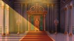  candle dawn indoors no_humans original pillow red_carpet reflective_floor scenery stairs stone_stairs suishougensou sunlight sunrise throne throne_room 