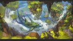  2018 alien antanariva anthro cetacean detailed_background digital_media_(artwork) dragon feral fin flying grass group lemur mammal marine membranous_wings primate whale wings 
