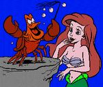  animated ariel disney sebastian the_little_mermaid 