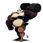  alpha_channel anthro belly biceps big_muscles big_pecs bracelet brown_scales butt countershade_torso countershading digital_media_(artwork) exercise huge_pecs jewelry koopaling looking_at_viewer male mario_bros morton_koopa_jr. musclegut muscular muscular_male nintendo nude pecs pose scales scalie short_tail signature simple_background smile solo standing talegas teeth thick_thighs toes transparent_background video_games weightlifting weights workout 