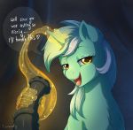  2018 animal_genitalia animal_penis dialogue digital_media_(artwork) disembodied_penis duo english_text equine equine_penis evomanaphy feral friendship_is_magic fur handjob hi_res horn looking_at_viewer lyra_heartstrings_(mlp) male mammal my_little_pony open_mouth penis sex solo_focus text unicorn 