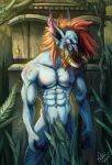  3_fingers censored convenient_censorship humanoid male muscular not_furry nude solo taliamirai troll video_games vol&#039;jin warcraft 