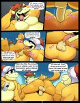  anal anal_penetration anthro anus balls bowser bvasanal canine comic elfein fox fox_mccloud koopa male male/male mammal mario_bros nintendo oral penetration penis rimming scalie sex star_fox video_games 