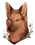  2016 ambiguous_gender canine digital_media_(artwork) dog feral headshot_portrait mammal maplespyder portrait simple_background solo white_background 