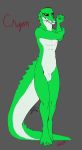  alligator cregon crocodile crocodilian flexing male nude pose queenkobra reptile scalie 