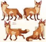  2017 ambiguous_gender brown_eyes canine detailed_background digital_media_(artwork) dipstick_tail feral fox green_eyes mammal maplespyder maplespyder_(character) multicolored_tail simple_background solo standing 