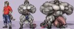  anthro ball_growth balls big_balls bulge cigarette clothed clothing growth huge_balls humanoid_penis hyper hyper_balls hyper_penis male mammal multiple_images muscle_growth muscular muscular_male nude oldshep pecs penis penis_growth precum procyonid pubes raccoon solo standing uncut underwear 