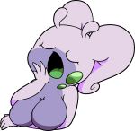  alpha_channel breasts dewy-eyedboy female goodra nintendo open_mouth pok&eacute;mon pok&eacute;mon_(species) simple_background solo transparent_background video_games yawn 