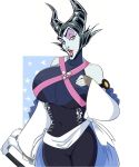  aqua aqua_(kingdom_hearts) big_breasts cosplay curvaceous curvy disney kingdom_hearts kingdom_hearts_birth_by_sleep maleficent mature mature_female 