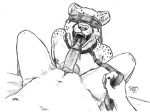 balls cheetah feline glans male male/male mammal nipples open_mouth penis pubes sex tabaxitaxi traditional_media_(artwork) 