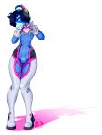  &lt;3 bear blue_fur blue_hair bulge character_request crobat_(artist) d.va danny_(monstar) fur girly hair mammal overwatch video_games 