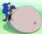  belly big_belly canine cum cum_inflation dawmino fox hyper hyper_belly hyper_inflation inflation mammal sex 