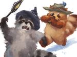  2011 anthro duo hat humanoid_hands league_of_legends male mammal one_eye_closed procyonid raccoon racoonwolf riot_games teemo_(lol) video_games wink 
