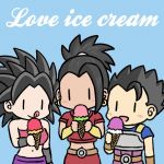  10s 2girls cabba caulifla dragon_ball dragon_ball_super kale_(dragon_ball) multiple_girls saiyan sumika universe_6_(dragon_ball) 