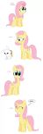  angel_(mlp) cutie_mark english_text eyelashes eyes_closed female fluttershy_(mlp) friendship_is_magic hair horn lagomorph looking_at_viewer male mammal my_little_pony pink_hair pink_nose pupster0071 rabbit smile speech_bubble teeth text white_skin wings 