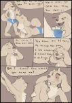  age_difference all_fours blush boxer_briefs briefs brothers bulge canine clothing cub dacad dog duo english_text erection hug incest male male/male mammal open_mouth penis_outline sibling simple_background sketch standing text underwear young 