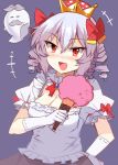  :d =_= bangs blush boo bow breasts brooch cleavage collar commentary_request cotton_candy crown drill_hair e.o. eyebrows_visible_through_hair facial_hair food frilled_collar frilled_shirt frills gloves grey_skirt hair_between_eyes hair_bow hand_on_hip holding holding_food jewelry looking_at_viewer mario_(series) medium_breasts mini_crown mustache neck_ribbon new_super_mario_bros._u_deluxe nose_blush open_mouth paper_mario puffy_short_sleeves puffy_sleeves purple_background red_bow red_eyes red_neckwear red_ribbon resaresa ribbon sebastian_(paper_mario) shirt short_hair short_sleeves silver_hair simple_background skirt smile solo super_crown white_collar white_gloves white_shirt 