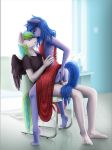 2018 anatomically_correct anatomically_correct_pussy anthro blue_eyes blue_fur blue_hair blush butt clothing detailed_background digital_media_(artwork) dress earth_pony equine fan_character feathered_wings feathers female fur hair hooves horse in_heat invalid_tag krisss_apple looic looking_pleasured mammal my_little_pony nude one_eye_closed open_mouth orgasm penetration pony pussy raised_tail sex shadow_blue_(cloppermania) smile spread_legs spreading vaginal vaginal_penetration wings 
