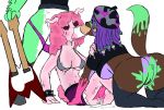  2018 abs anthro anus aria_stormwood_(frooby) avian balls big_balls big_penis bird blush boots breasts butt canine clothed clothing crop_top dickgirl digital_media_(artwork) dog dreadlocks erection feathers female footwear frooby group group_sex guitar hair hat huge_penis humanoid humanoid_penis intersex invalid_tag legwear makeup mammal musical_instrument nipples open_mouth penetration penis pussy sex shirt simple_background skirt slime smile standing stockings thong threesome tongue underwear wide_hips 