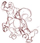  animal_genitalia animal_penis anus balls centaur equine equine_penis equine_taur flexing hair hercules_(series) hi_res hooves long_hair male mammal nelsonnoir nessus not_furry penis sketch taur 