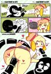  2018 animal_crossing anthro butt canine clothed clothing comic_page crossover dog english_text female fur game_and_watch isabelle_(animal_crossing) male male/female mammal mr._game_and_watch nintendo oral oral_penetration penetration pongldr pussy shih_tzu simple_background smile super_smash_bros super_smash_bros._ultimate tentacle_sex tentacles text vaginal vaginal_penetration video_games yellow_fur 