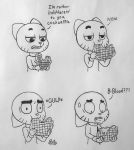  cartoon_network cat cockwaffle feline gumball_watterson mammal monochrome parody pillothestar the_amazing_world_of_gumball 