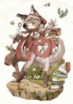  :p ;p animal_ear_fluff animal_ears belt bird blush book_stack bug bush butterfly chipmunk commentary_request day detective frills full_body green_eyes hand_on_hip heart_cutout imomushi_(pixiv_9001433) insect little_red_riding_hood long_hair magnifying_glass one_eye_closed outdoors panties pink_panties plaid red_hood red_skirt revealing_clothes signpost skirt squirrel standing tail thighhighs tongue tongue_out twintails underwear white_background 