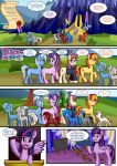  2017 anibaruthecat changeling clothing comic cutie_mark dialogue earth_pony english_text equestria_girls equine eyes_closed female feral flying friendship_is_magic grin group hat hi_res horn horse mammal moondancer_(mlp) my_little_pony open_mouth pegasus pony smile starlight_glimmer_(mlp) sunset_shimmer_(eg) text trixie_(mlp) twilight_sparkle_(mlp) unicorn wings young 