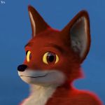  2018 3d_(artwork) anthro canine dhole digital_media_(artwork) fur jimmyjam_(character) looking_at_viewer male mammal simple_background smile solo solo_focus sunset trevir_(artist) 