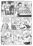  armor artist_name bowsette bracelet breasts chair collar comic commentary constricted_pupils crown downblouse embarrassed emphasis_lines english fang greyscale hat highres horns jewelry kamek king_boo koopa_troopa left-to-right_manga long_hair mario_(series) meeting monochrome motion_blur motion_lines new_super_mario_bros._u_deluxe open_mouth outstretched_arms pencils_(artist) polearm sharp_teeth smile spear spiked_armlet spiked_bracelet spiked_collar spiked_shell spikes spinning super_crown swoon table tail tail_wagging teeth throne tongue tongue_out twitter_username weapon 
