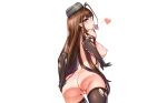  anus ass blush breasts brown_hair dsr-50 girls_frontline long_hair nipples note2000 nude photoshop pussy red_eyes thighhighs uncensored white 