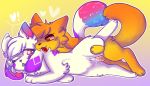  ! &lt;3 2018 anthro blush boob_(kittydog) canine crystal_(kittydog) cum cum_in_pussy cum_inside detailed digital_media_(artwork) dog duo f-able feline female feral fur hair hybrid kittydog_(species) looking_at_viewer male male/female mammal markings nude open_mouth orange_fur paws penetration penis pink_eyes pussy red_eyes sex shaded signature simple_background smile tongue white_fur 