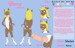  animal_genitalia animal_penis anthro backsack balls blush cub equine_penis erection girly horn jeinsx male model_sheet penis saliva solo spreading sweat tongue young 