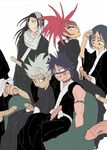  bleach byakuya_kuchiki hanataro_yamada renji_abarai shuhei_hisagi toshiro_hitsugaya trainer 